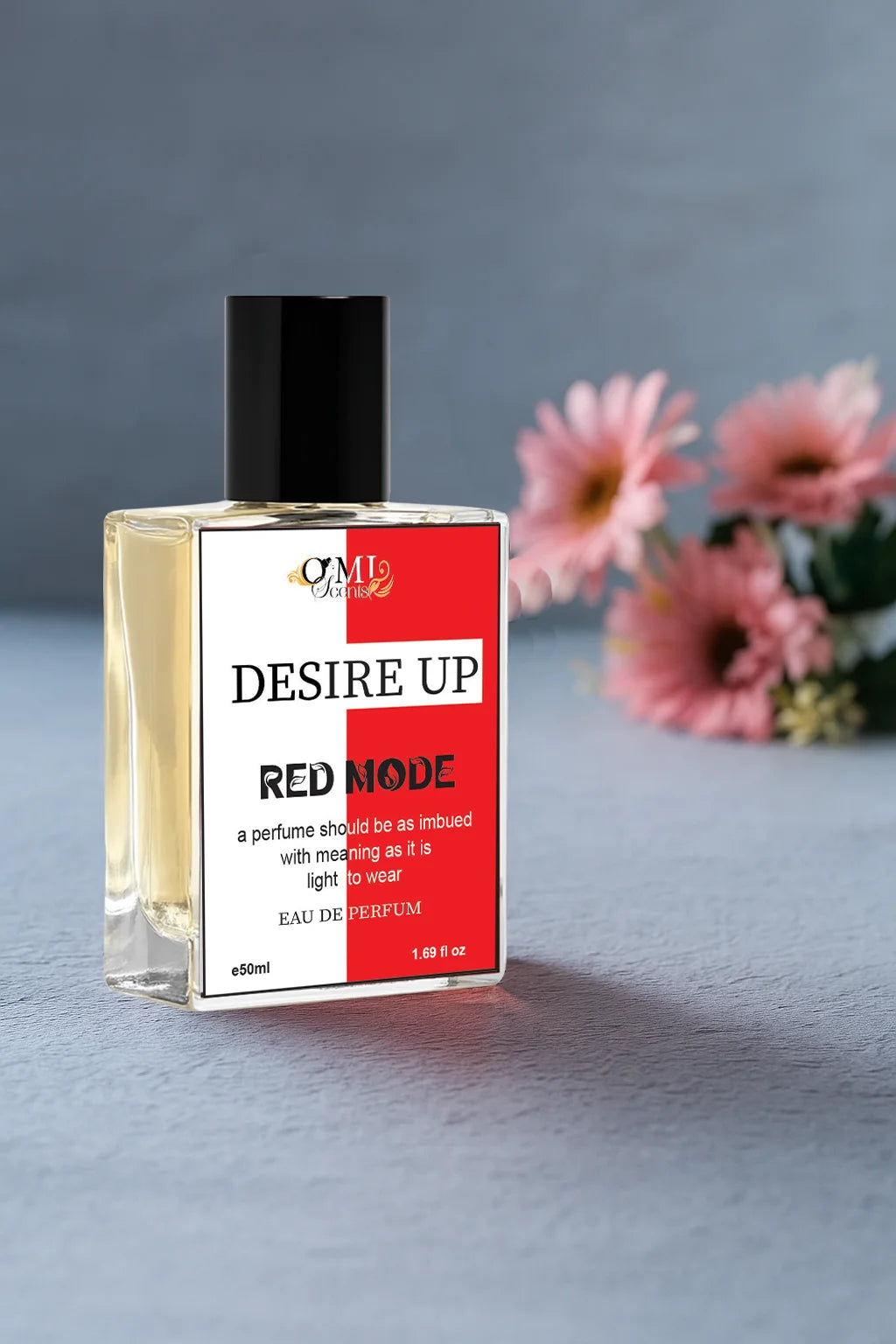 Desire Up Red Mode – Intense Woody Perfume by OmiScents