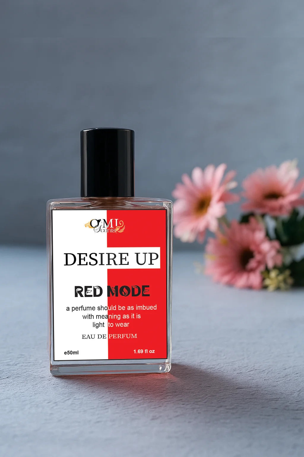 Desire Up Red Mode – Intense Woody Perfume by OmiScents