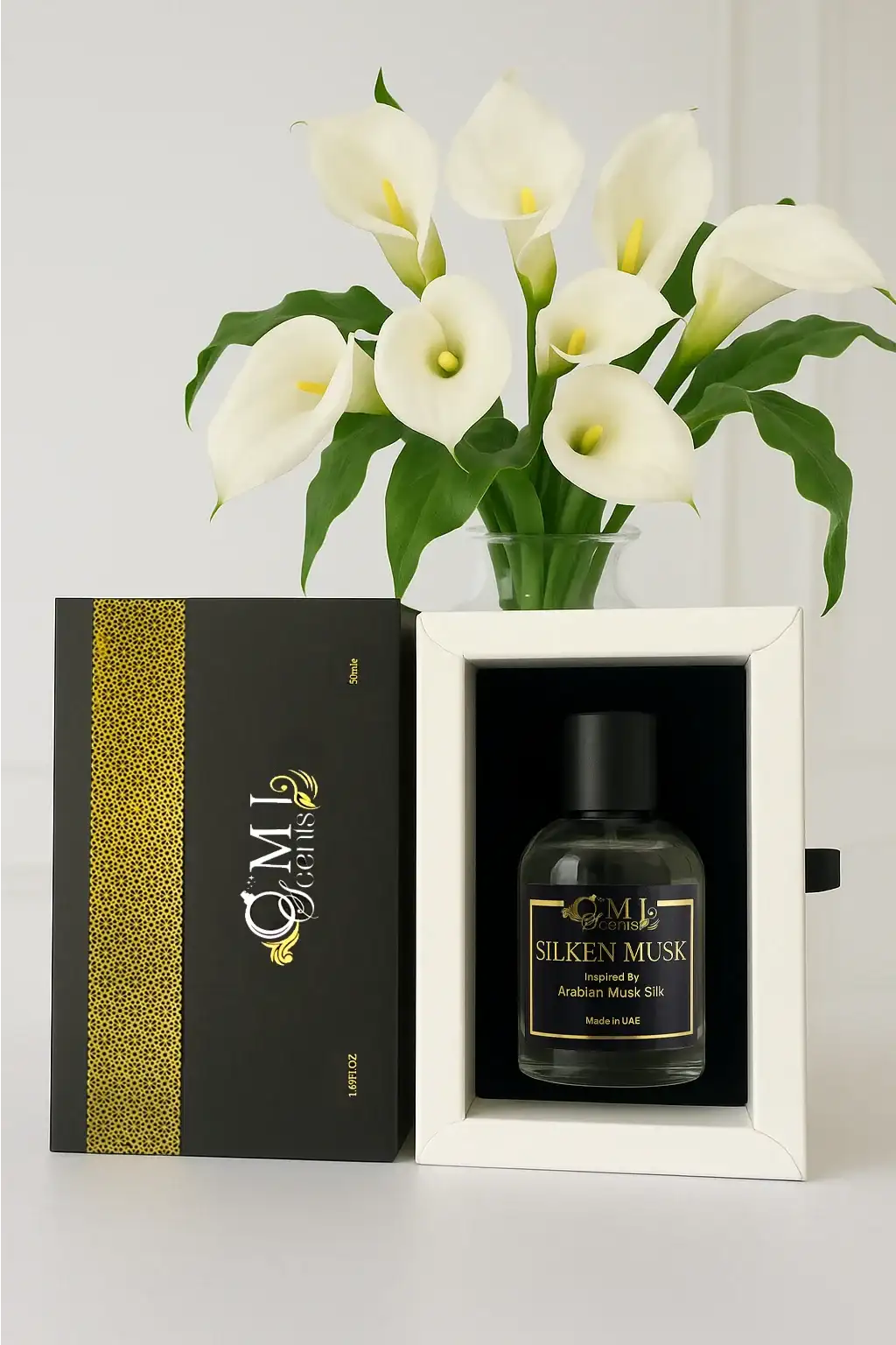 Silken Musk – Inspired by Arabian Musk Silk Ajmal | Luxurious Floral-Musky Perfume for Unisex by OMIScents